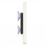 Removable Fixed Glass Mount - iPad 2, 3, 4 - White [Side View]