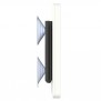 Removable Fixed Glass Mount - iPad Mini 1, 2 & 3 - White [Side View]