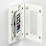 iPod Touch - VidaMount On-Wall Enclosure Mount - White [Portrait, Assembly View]
