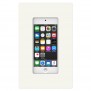 iPod Touch - VidaMount On-Wall Enclosure Mount - White [Portrait, Front View]