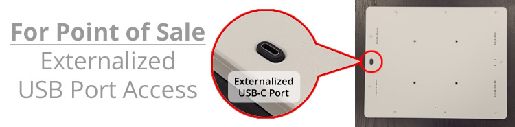 VidaMount VESA Enclosure with Externalized USB Port