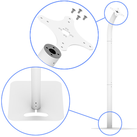 VESA Floor Stand Exploded View