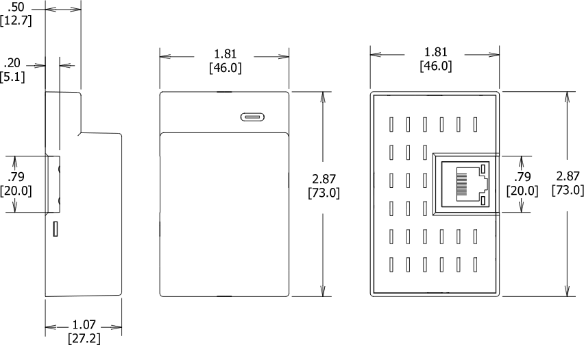 48V VidaCharger Ultra 2 Adapter Dimensions