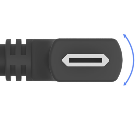 Reversible Micro USB connector