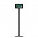 Fixed VESA Floor Stand - 10.5-inch iPad Pro - Black [Full Front View]