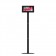 Fixed VESA Floor Stand - 11-inch iPad Pro - Black [Full Front View]