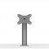 Fixed Goose Neck VESA Surface Mount - Silver