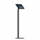 Fixed VESA Floor Stand - iPad Air 1 & 2, 9.7-inch iPad Pro - Black [Full Front Isometric View]