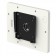 Fixed Slim VESA Wall Mount - iPad Mini 1, 2 & 3 - White [Back Isometric View]
