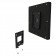 Permanent Fixed Glass Mount - 11-inch iPad Pro - Black [Assembly View 1]