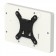 Tilting VESA Wall Mount - Samsung Galaxy Tab A 7.0 - White [Back Isometric View]