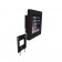 Permanent Fixed Glass Mount - iPad Mini 1, 2 & 3 - Black [Assembly View 2]