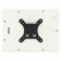 Removable Tilting Glass Mount - iPad Air 1 & 2, 9.7-inch iPad Pro - White [Back]