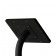 Fixed VESA Floor Stand - iPad Air 1 & 2, 9.7-inch iPad Pro - Black [Tablet Back Isometric View]