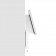 Fixed Tilted 15° Wall Mount - iPad Mini 1, 2, & 3 - White [Side Assembly View 2]