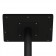 Fixed VESA Floor Stand - 10.5-inch iPad Pro - Black [Tablet Back View]