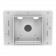 Fixed Tilted 15° Wall Mount - iPad Mini (6th Gen) - White [Back View]