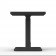 Portable 360 Rotating & Tilting Enclosed iPad Pro 13" (M4) Stand at 90º Tilt Upward [Side Ortho View] - Black