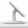 Portable 360 Rotating & Tilting Enclosed Samsung Galaxy Tab A11+ 11" Stand at 45º Tilt Forward [Side Ortho View] - White