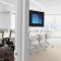 Permanent Fixed Glass Mount - Samsung Galaxy Tab E 9.6 - Black [Isometric View]