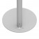 Fixed VESA Floor Stand - Light Grey [Kensington Lock View]