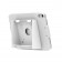 Disassembled | Fixed Tilt Open Samsung Galaxy Tab S10 FE 10.9" Wall Mount [Rear Iso View] - White