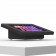 Fixed Tilted 15° Desk / Surface Mount - iPad Mini (6th Gen) - Black [Front Isometric View]
