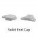 VidaMount Modular End Cap "A" - Solid End Cap - White