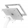 Enclosure Detail | Enclosed Samsung Galaxy Tab A11+ 11" Fixed Floor Stand [Rear Exploded Iso View] - White