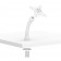 Behind-the-Surface Mounting Detail | Flexible Desk / Table Mounting Bracket [Front Iso View] - White