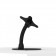 Flexible Desk / Table Stand [Rear Iso View] - Black