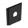 Fixed Glass-ready Mounting Bracket [Front Iso View]