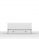 Fixed Tilt Desk / Table Mount - Stand Bracket [Rear Ortho View] - White