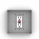 Fixed Tilt Wall Bracket Mounted onto a US Decora Style outlet - Light Grey