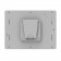 Disassembled View | Enclosed Samsung Galaxy Tab A 10.1 (2016 version) Casing Off the Wall [Rear Ortho View] - Light Grey
