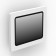 Enclosed 10.2" iPad 7th, 8th & 9th Gen EZ ChargeDOCK Wall Mount [Front Iso View] - White