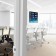 Removable Fixed Glass Mount - iPad Air 1 & 2, 9.7-inch iPad Pro - White [Isometric View]