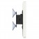 Removable Tilting Glass Mount - iPad Air 1 & 2, 9.7-inch iPad Pro - White [Side View]