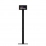 Fixed VESA Floor Stand - iPad Mini 1, 2 & 3 - Black [Full Front View]