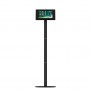 Fixed VESA Floor Stand - 10.5-inch iPad Pro - Black [Full Front View]