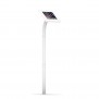 Fixed VESA Floor Stand - iPad 2, 3 & 4 - White [Full Front Isometric View]