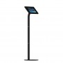 Fixed VESA Floor Stand - iPad Air 1 & 2, 9.7-inch iPad Pro - Black [Full Front Isometric View]
