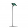 Fixed VESA Floor Stand - 10.5-inch iPad Pro - Light Grey [Full Front Isometric View]