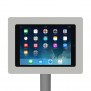 Fixed VESA Floor Stand - iPad Air 1 & 2, 9.7-inch iPad Pro - Light Grey[Tablet Front 45 Degrees]