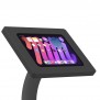 Fixed VESA Floor Stand - iPad Mini (6th Gen) - Black [Tablet Front Isometric View]