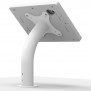 Fixed Desk/Wall Surface Mount - iPad Mini (6th Gen) - White [Back Isometric View]