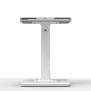 Portable 360 Rotating & Tilting OpenVESA iPad Pro 13" (M4/M5) Stand at 90º Tilt Upward [Side Ortho View] - White