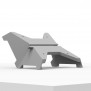 Flippable Desk Stand - VESA 100 Compatible - Light Grey