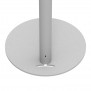Fixed VESA Floor Stand - Light Grey [Kensington Lock View]