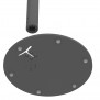 Fixed VESA Floor Stand - Black [Assembly Base Iso View]